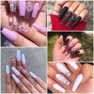 Nailbox móng úp thiết kế hoạ tiết bướm ẩn