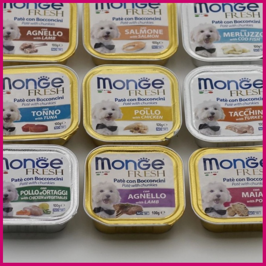 Pate Monge Cho Chó Nhiều Vị Thơm Ngon 100g Pet Cưng
