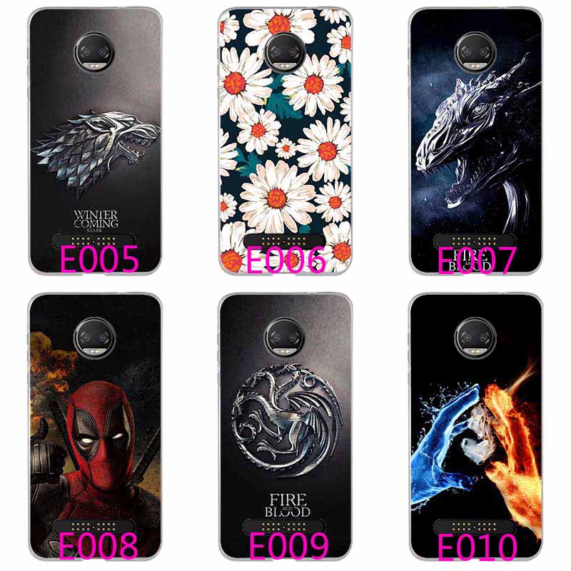 Ốp điện thoại silicon TPU mềm in hoạt hình nhiều màu dễ thương cho Motorola Moto Z2 Force | BigBuy360 - bigbuy360.vn