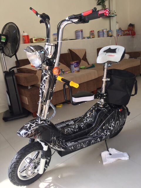 XE ĐẠP ĐIỆN MINI E-SCOOTER(BÁNH 12 inch). Ibox shop để chọn mau nhé 😘