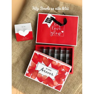 Hộp đựng socola 24 viên mẫu Forever