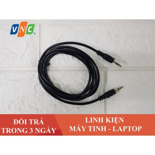 Dây loa 2 đầu jack 3.5mm 1 ra 1 dài 1.5m