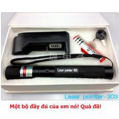 Đèn Laze Laser 303 tia xanh lá chiếu cực xa + đầu chiếu ngàn sao HK_T2