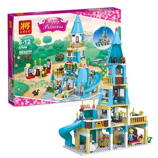 Bộ Lego xếp hình Lâu đài Nữ hoàng băng giá Elsa Anna - 561 chi tiết