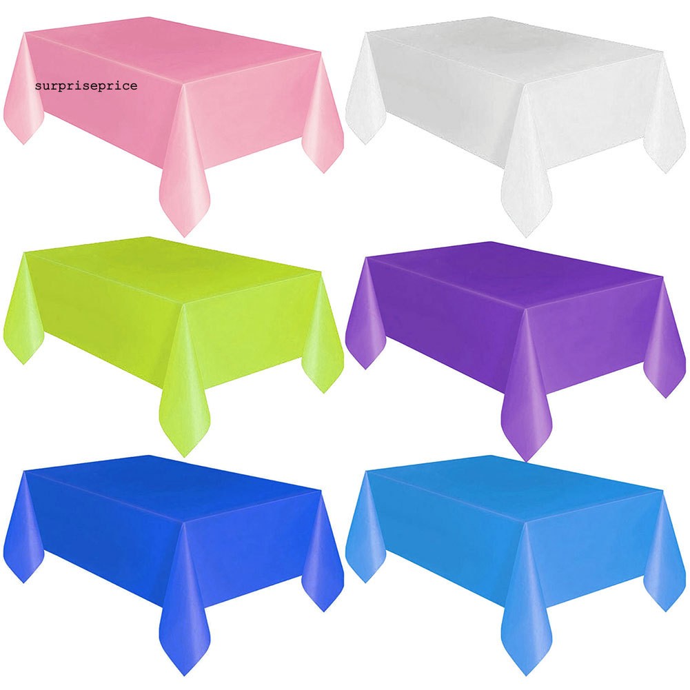 Khăn Trải Bàn Màu Trơn Bằng Vải Satin Chống Trơn Dùng Cho Trang Trí Tiệc Cưới