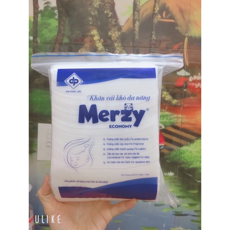 Khăn vải khô đa năng merzy 500g