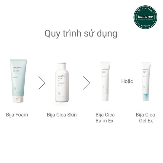 [Mã COSIF05 giảm 10% đơn 400K] Nước cân bằng chăm sóc da mụn innisfree Bija Cica Skin 200ml