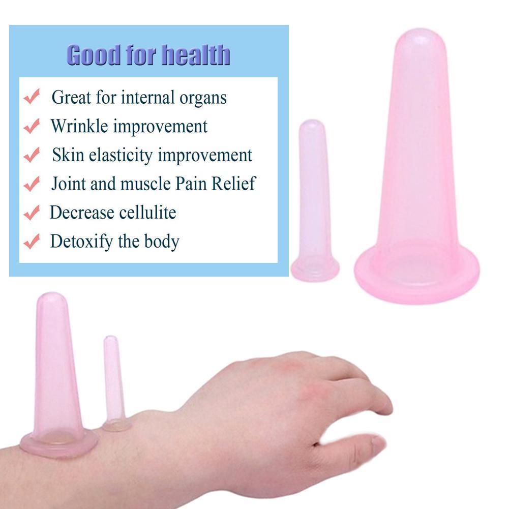 Set 2 Cốc Giác Hơi Mini Bằng Silicone Chất Lượng Cao