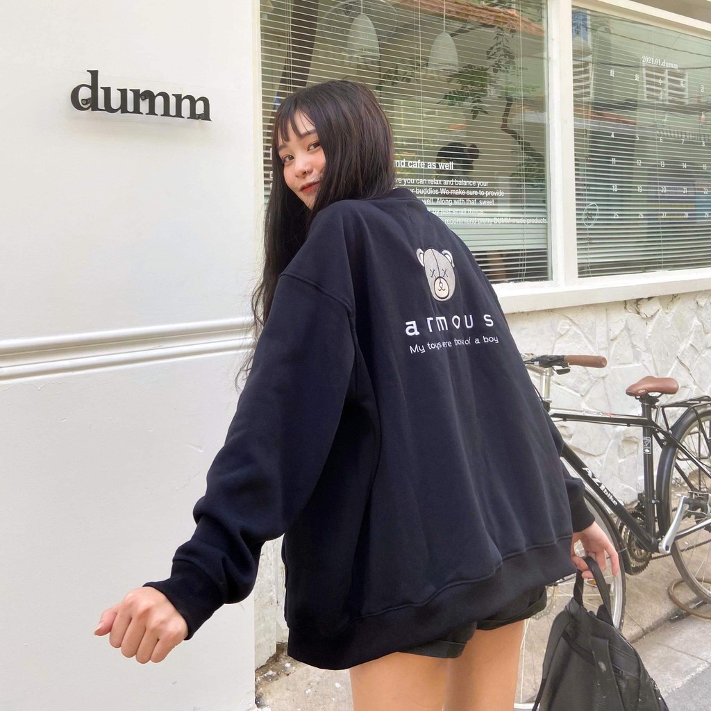 ÁO CARDIGAN TEDDY ĐEN | BigBuy360 - bigbuy360.vn