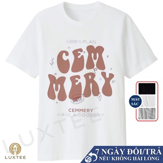 Áo thun tay lỡ cemmery cloud tee cá tính, áo phông oversize cemmery đủ màu v7