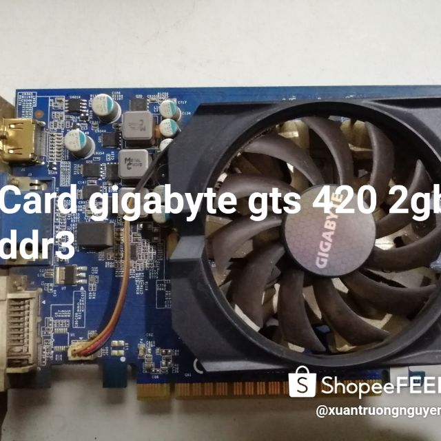 Card gigabyte gts420 2gb ddr3 chơi lol cf