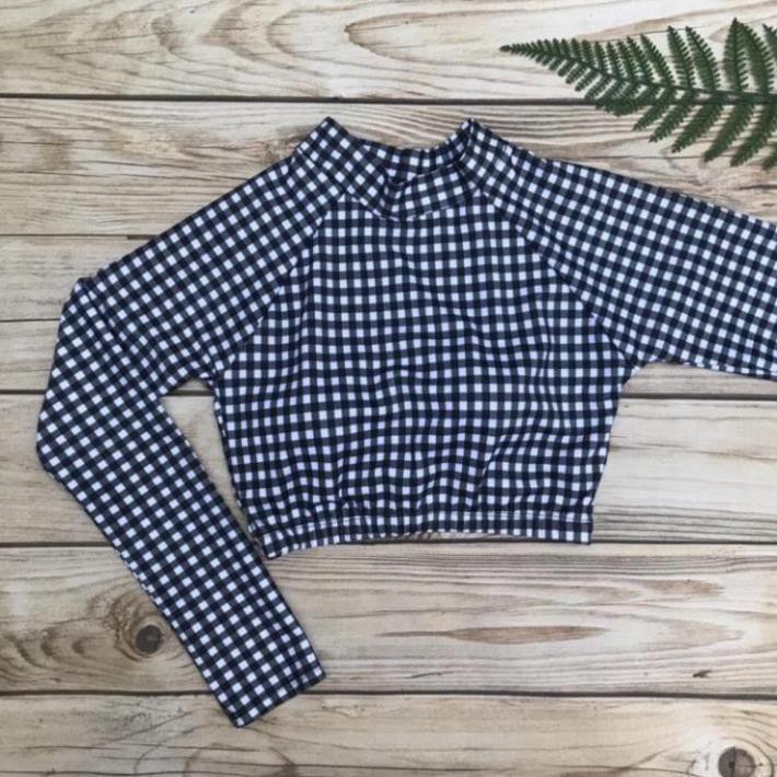 Áo Crtop Tay Dài Sẵn Mút Ngực Áo Bơi  Nữ Lẻ Nhiều mẫu  ྇ '  ཾ ་ | BigBuy360 - bigbuy360.vn