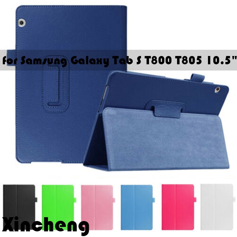 Ốp lưng da PU dành cho Samsung Galaxy Tab S T800 T805 10.5" Galaxy Tab S SM-T800