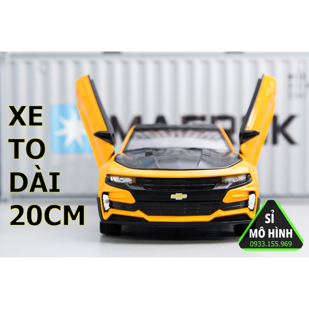 Mô hình xe Chevrolet Camaro New mở hết cửa 1:24