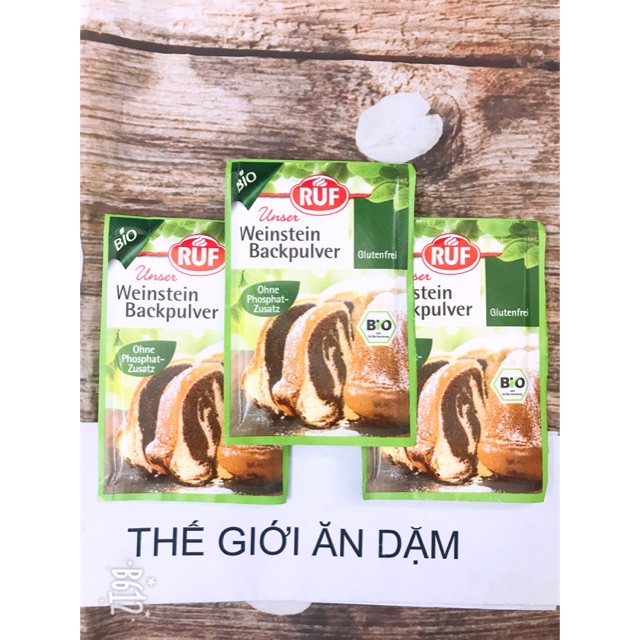 Bột Nở Hữu Cơ RUF BIO 20g