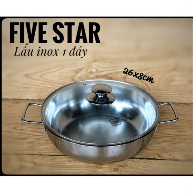 Nồi lẩu fivestar 26cm 1 đáy