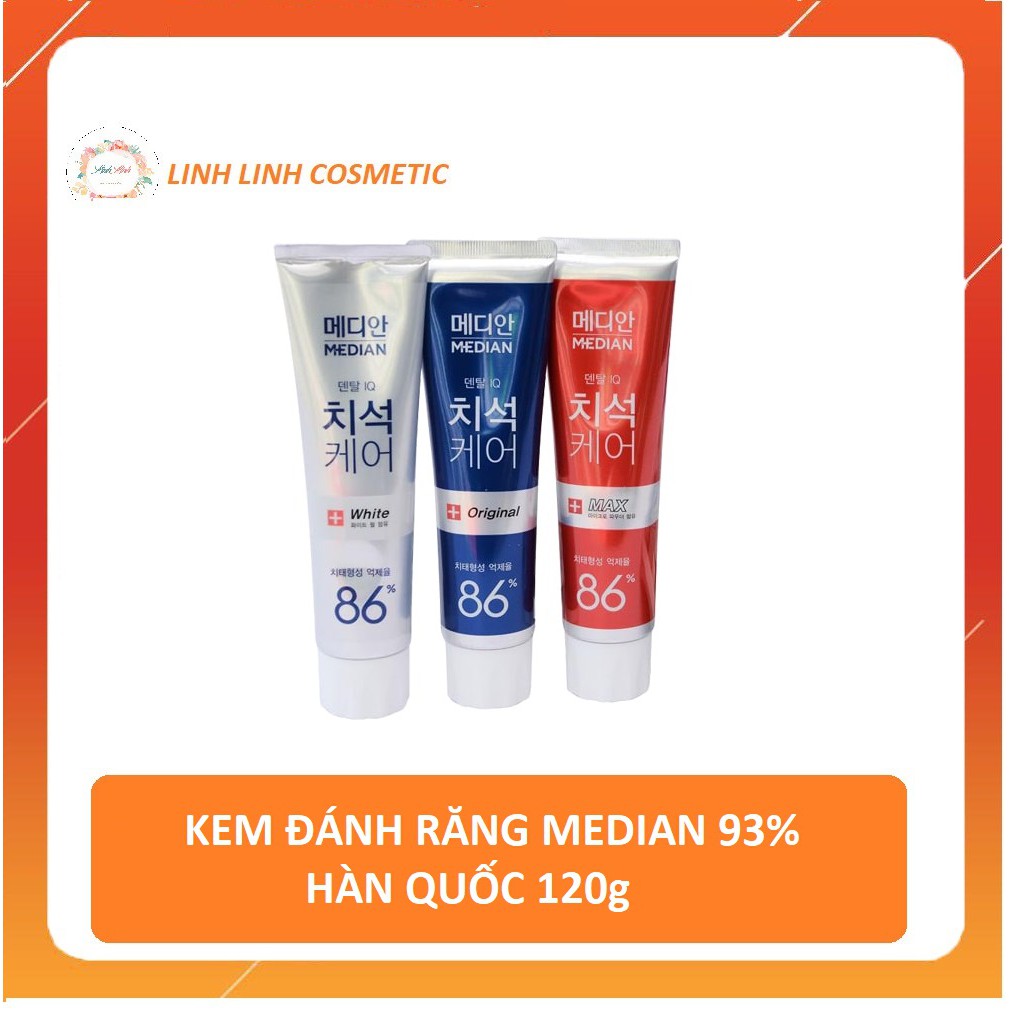 KEM ĐÁNH RĂNG MEDIAN 93% HÀN QUỐC 120g