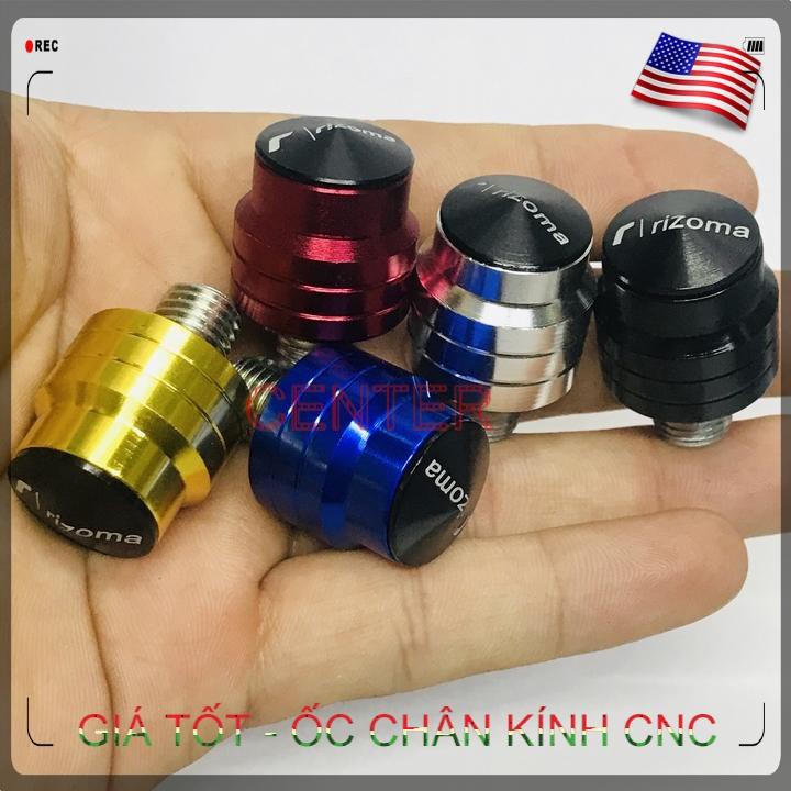 ỐC GẮN CHÂN GƯƠNG XE MÁY RIZOMA , VỚI HỢP KIM NHÔM CNC VÀ KIM LOẠI CÓ THỂ DÀNH CHO CÁC LOẠI XE