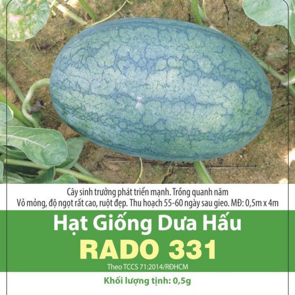 Hạt giống Dưa Hấu RADO 331 (0.5gr)