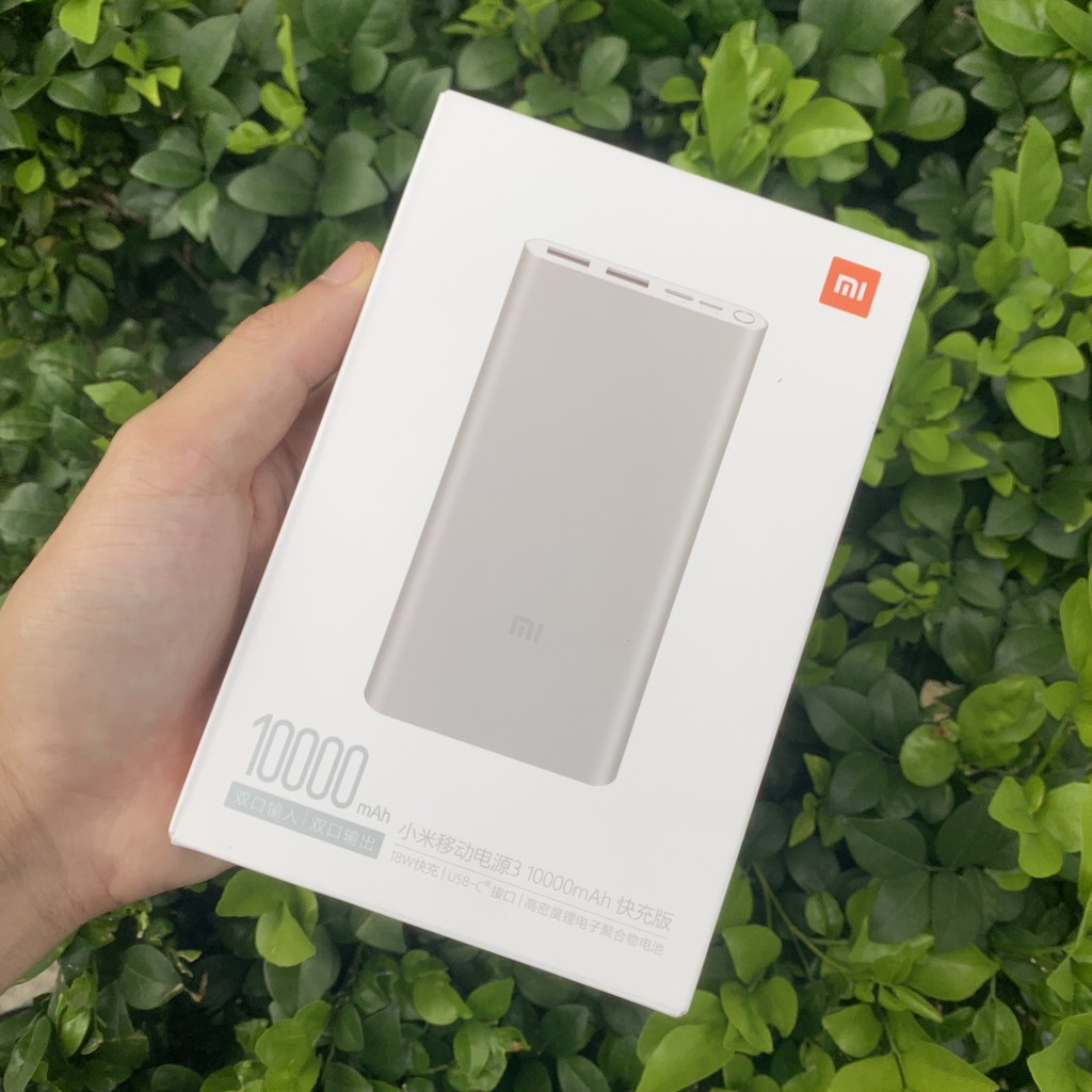 Sạc Dự Phòng Xiaomi Gen3 10.000mAh Hàng Loại Tốt - Bảo Hành 6 Tháng