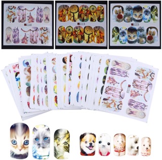 Decal nước 3D dán móng