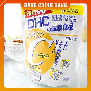 Viên uống DHC bổ sung vitamin C Nhật Bản 90 Ngày (180v/gói)