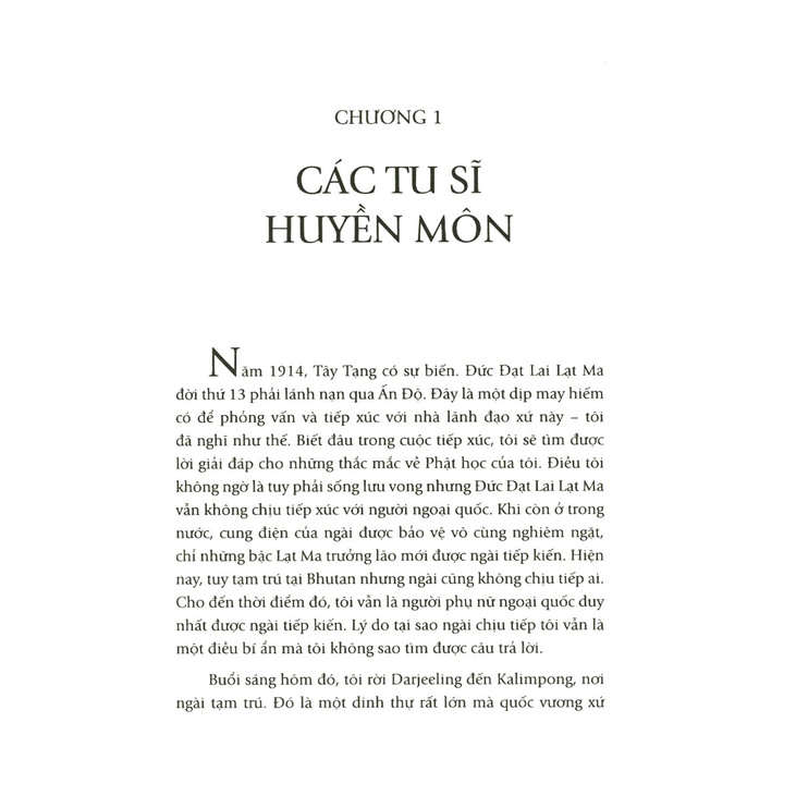 Sách - Huyền Thuật Và Các Đạo Sĩ Tây Tạng