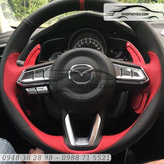 Ốp nút vô lăng cho xe Mazda Facelift