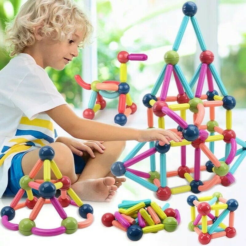 Bộ Đồ Chơi Xếp Hình Nam Châm Cỡ Lớn Cho Bé
