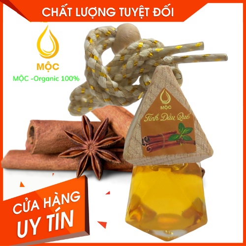 Tinh Dầu Quế Treo Xe - Mộc Organic 100%