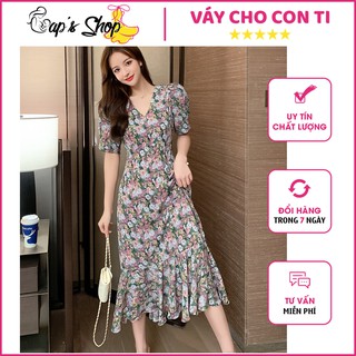 Váy cho con ti, hoa nhí trẻ trung