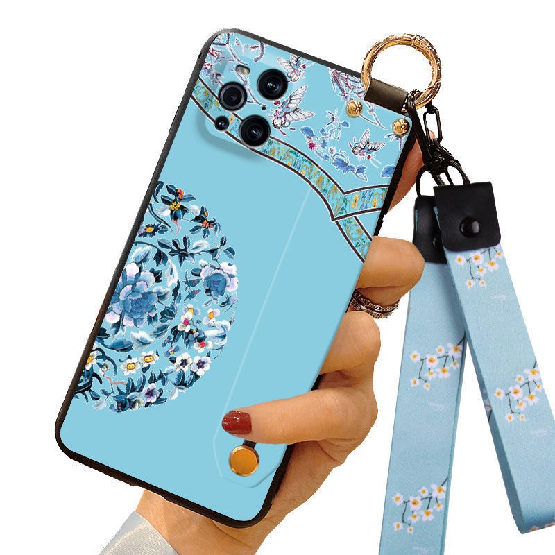 Ốp Điện Thoại Họa Tiết Thổ Cẩm Có Dây Đeo Cho Oppofindx3 / X3Pro | BigBuy360 - bigbuy360.vn