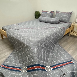 Bộ drap cotton Hàn Quốc 100%cotton( 1 ga, 2 bao gối nằm, 1 bao ôm)