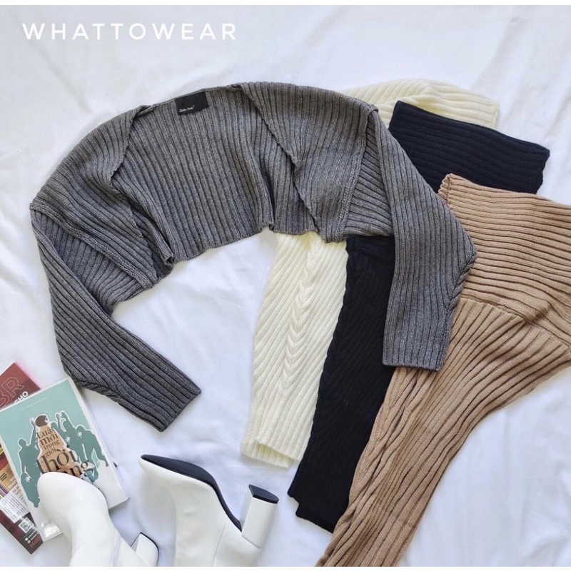 Áo cardigan len dày tay phồng cao cấp - Best Quality