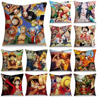 Vỏ Gối Vuông In Hình Hoạt Hình One Piece