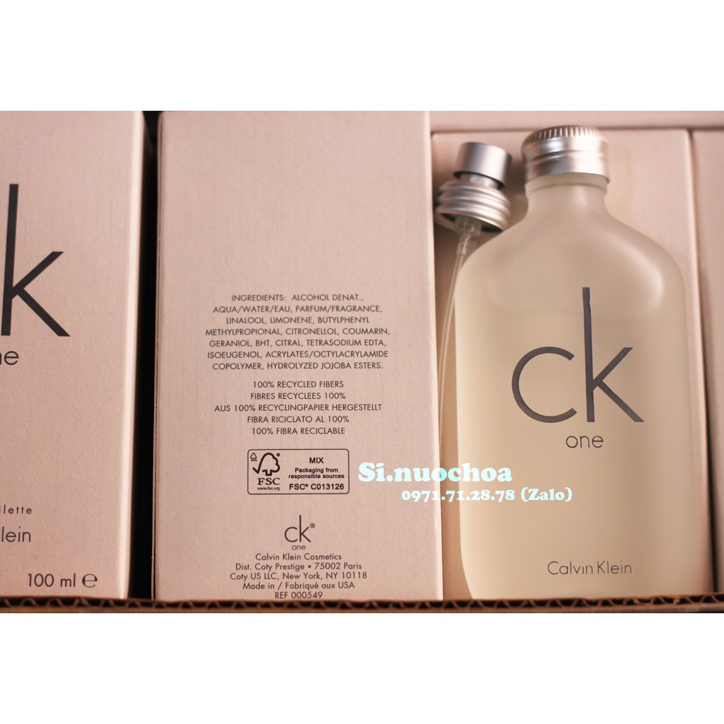 Nước hoa Calvin Klein CK One 100ml