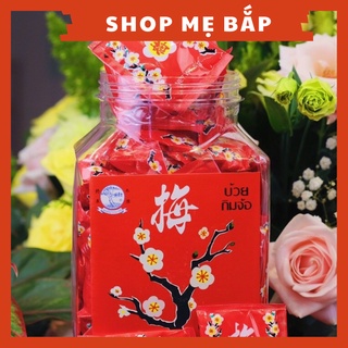 Xí Muội Hoa Mai Thái Lan Hộp 100 gói - Ô Mai Hương Vị Tuổi Thơ - Shop Mẹ Bắp [Date 2022]