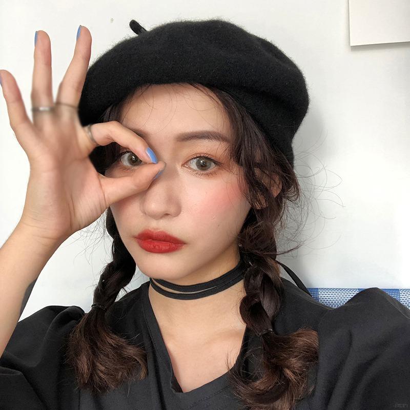 Mũ beret phong cách Pháp cổ điển thời trang thu đông cho nữ