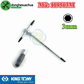 Lục giác t 3mm cán trượt kingtony 119503m dài 64mm x 125mm