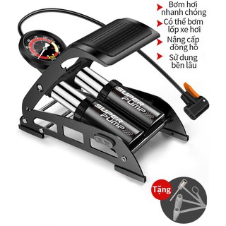 Bơm hơi kép đạp chân SUPER PUMP tiện lợi - King Of Prussia