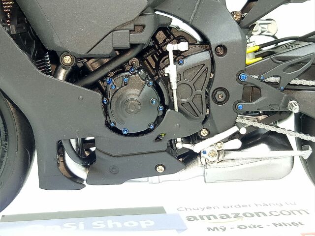 YAMAHA R1M ĐEN NHÁM 1/12 TAMIYA MÔ HÌNH XE MOTO ĐỘ