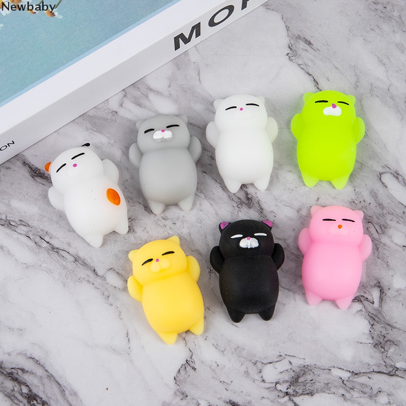 [Newbaby] Đồ Chơi Bóp Giảm Căng Thẳng Hình Mèo Dễ Thương