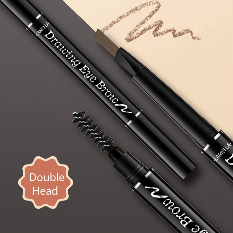 [Hàng mới về] Bút Kẻ Lông Mày 7 Màu Tùy Chọn Chống Nước Lâu Trôi Kèm Đầu Cọ Tiện Lợi | BigBuy360 - bigbuy360.vn