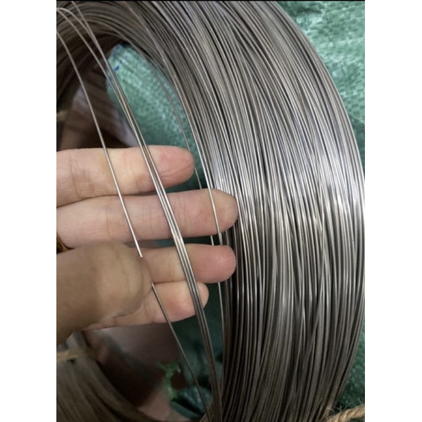 Dây thép inox 0,5 li, 1 li, 2 li sáng bóng dễ uốn