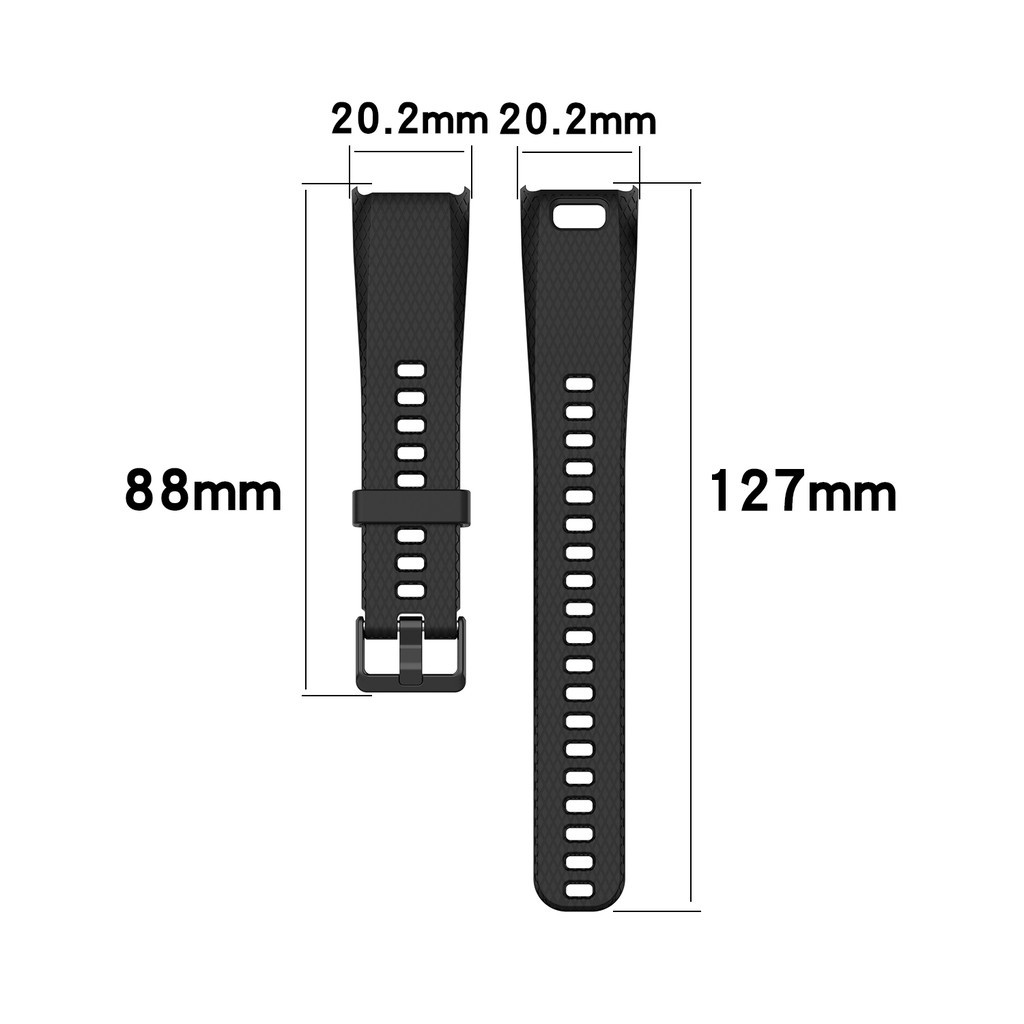 Dây Đeo Thay Thế Chất Liệu Silicon Màu Trơn Cho Garmin Vivosmart Hr