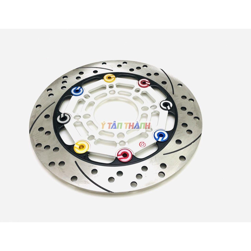 đĩa thắng brembo 220mm bạc