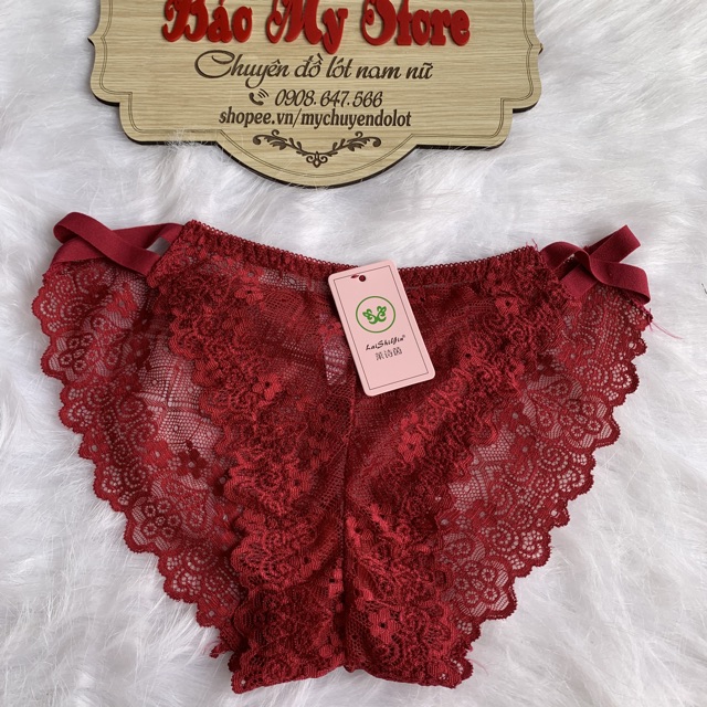 Quần Lót Nữ Ren Dây Chéo Bên Hông Mềm Mại Sexy Quyến Rũ