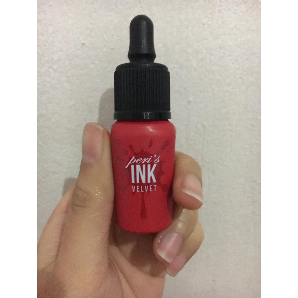 SON KEM LÌ PERIPERA INK CLOUD VELVET #MÀU_01_ĐỎ_HỒNG