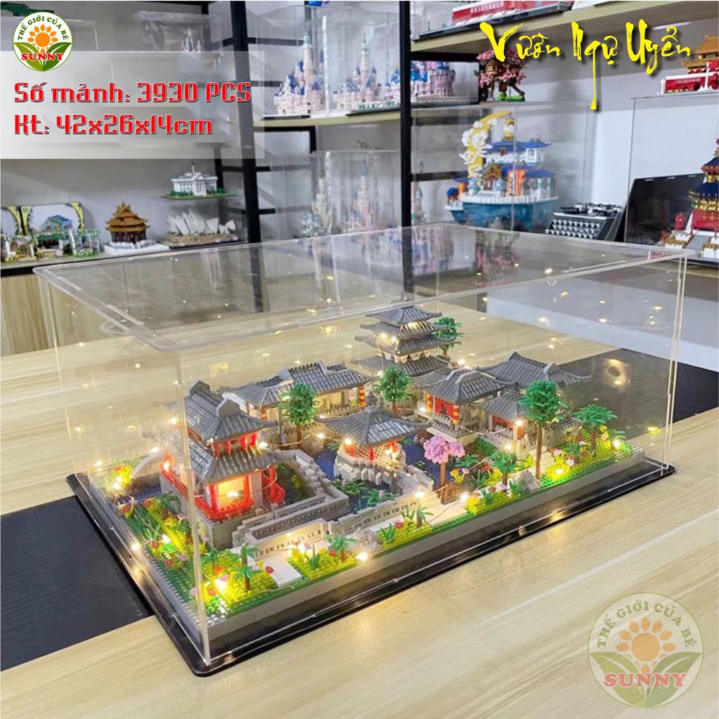 Lego lắp ráp hình vườn ngự uyển - Đồ chơi trẻ em rèn luyện thông minh - Sunny