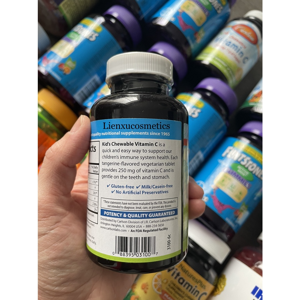 Kẹo dẻo vitamin C trẻ em; hsd 2023/2024